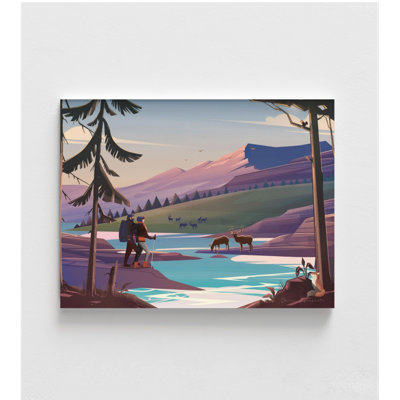 Mountains Wall Art Print, Framed Nature Poster Wall Print, Landscape Wall Art Poster, Framed Wall Art, Oversized Wall Art, Large Wall Art