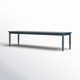 Limetta 72" Composite/Aluminum Backless Dining Bench