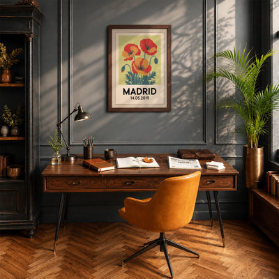 Madrid Poppies Botanical - Print