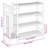 Shoe Rack With Shelf Natural 34.65 X 10.63 X 31.50 In Bamboo