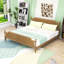Base de lit plateforme en bois avec tête de lit en rotin-1365344128-1365344130