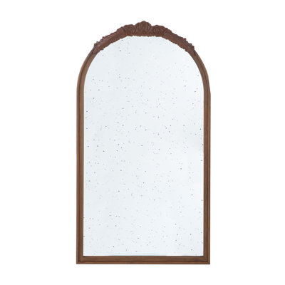 23" X 42"  Hand Carved Rose Antique Mirror Frame