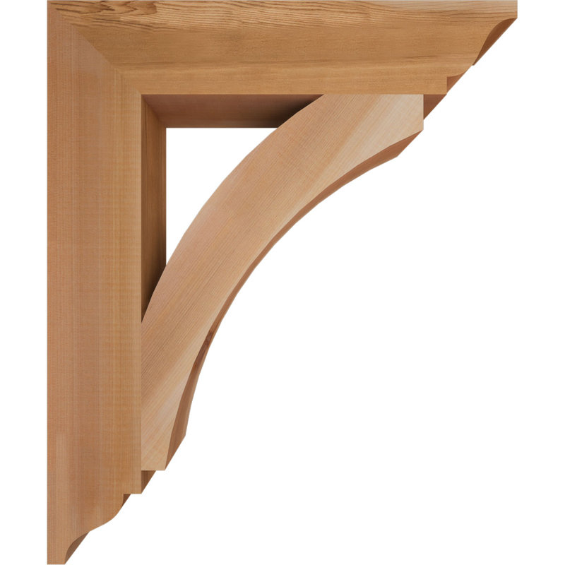 Support traditionnel Thorton, H 24 po x l 3,5 po x P 20 po, Cèdre rouge