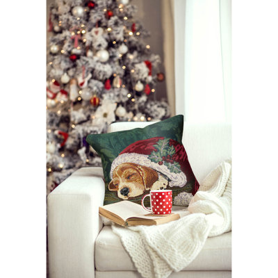 Marina Holiday Throw Pillow