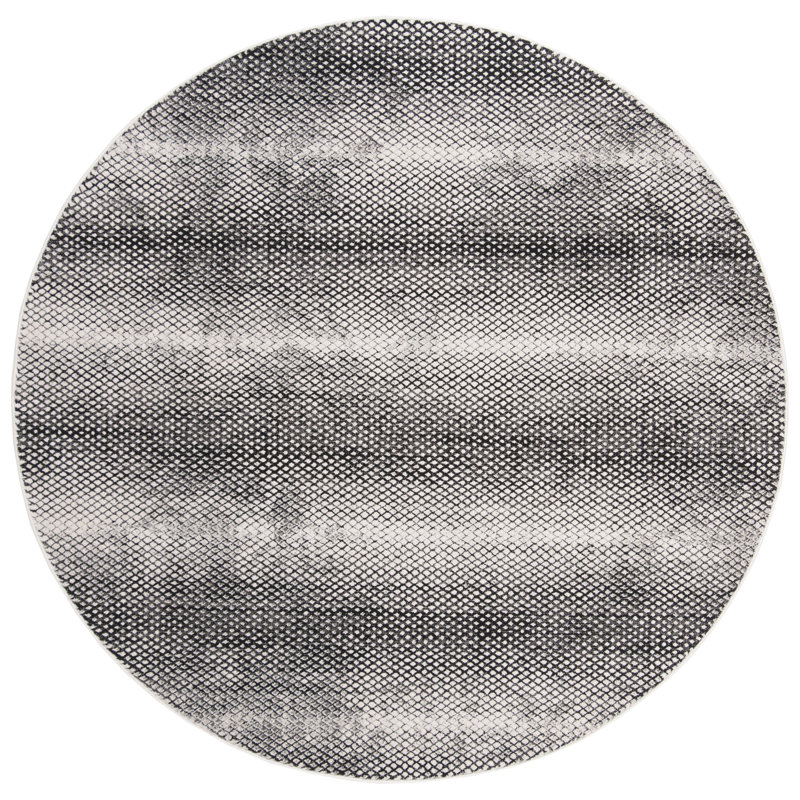 Kearney Performance Abstract Rug, Round 6'7"