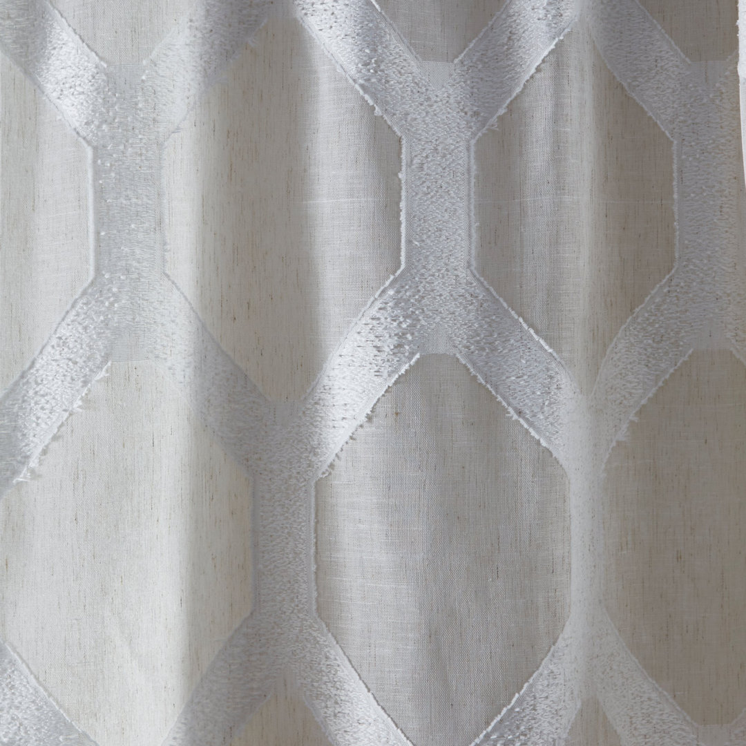 Semi Sheer Curtain Single Panel