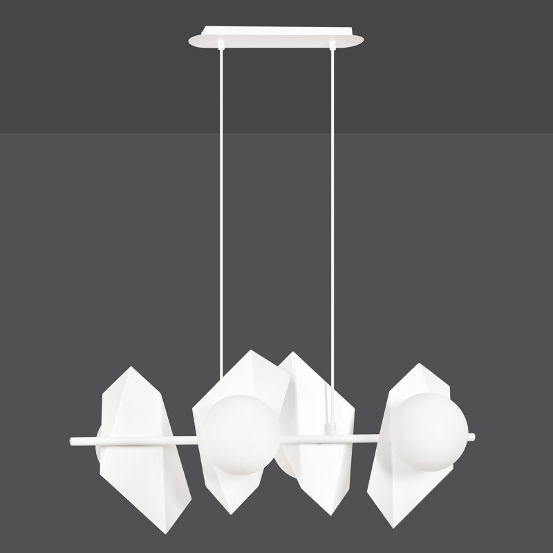 Anna-Lisa 4 - Light Kitchen Island Pendant, White