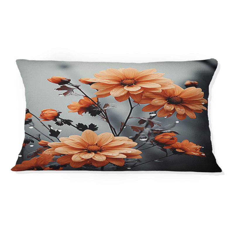 Coussin Peach Flowers Autumn Tapisserie I - Fleurs