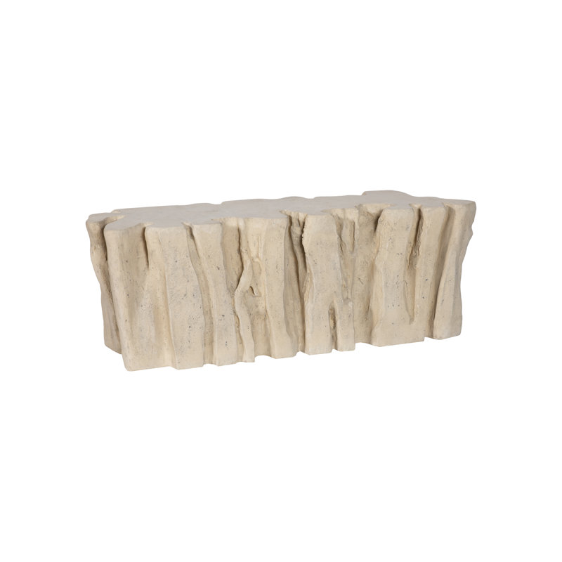 Roman Stone Resin Root Bench