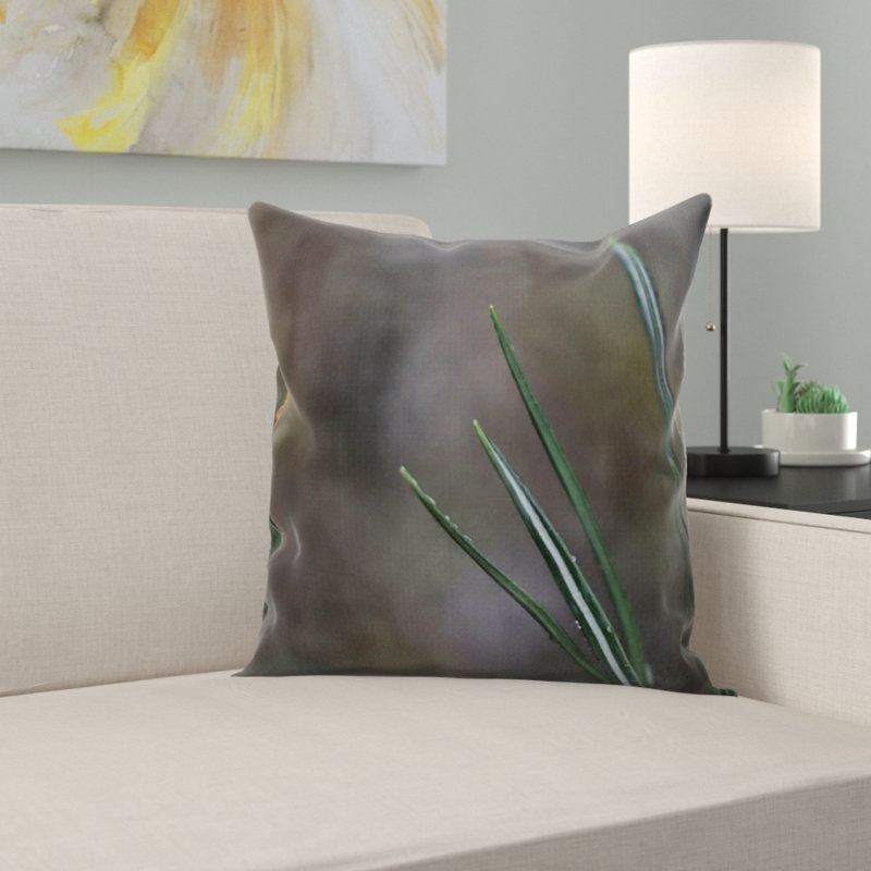 Microsuede Throw Pillow