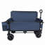 Chariot pliable robuste avec siège de banc et sac isotherme - Chariot tout-terrain d'une capacité de 500 lb pour le camping, la plage et le jardin-126257593