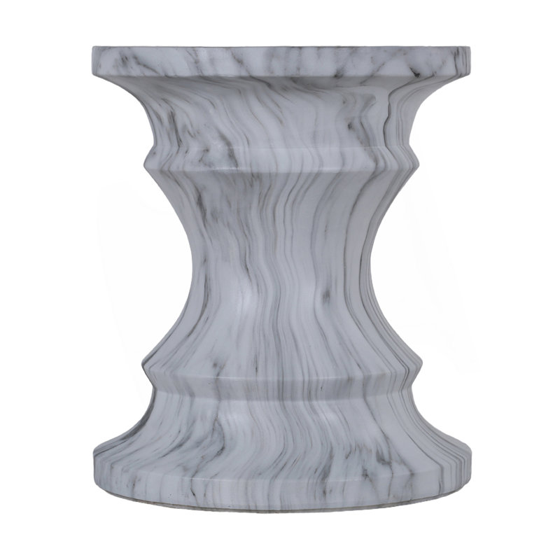 Table de bout d'extérieur, petite table d'appoint ronde moderne