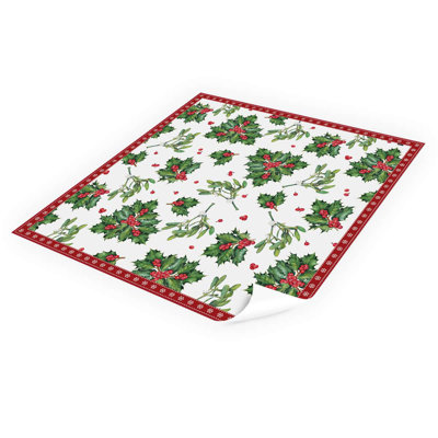 Clovis Non-Slip Floral Indoor Doormat