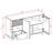 Granville 55" Sideboard In White-1182661208