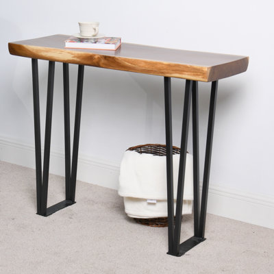 Cinsere Solid Wood Top Console Table
