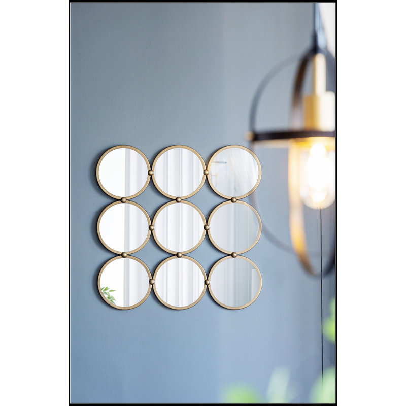 Miroir décoratif minimaliste pour la chambre à coucher, le salon et le vestibule, décoration de maison durable et élégante