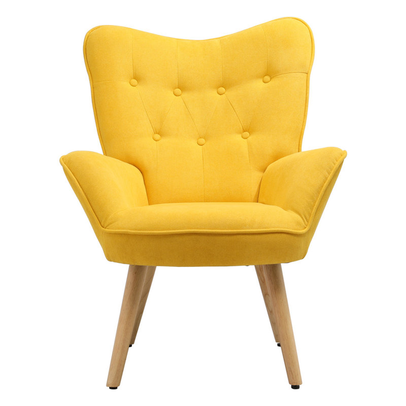 Opie Upholstered Armchair, Yellow