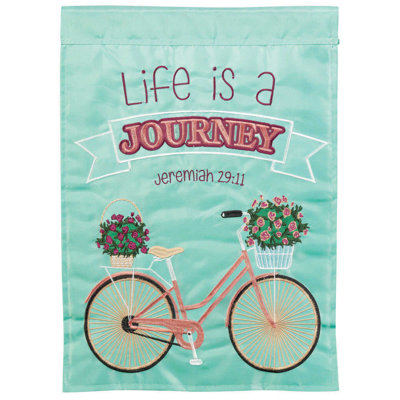 Double Sided 18'' H x 13'' W Polyester Garden Flag