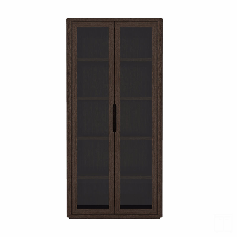 Bibliothèque 38 ", H 79 po x l 38 po x P 18,1 po, Brown