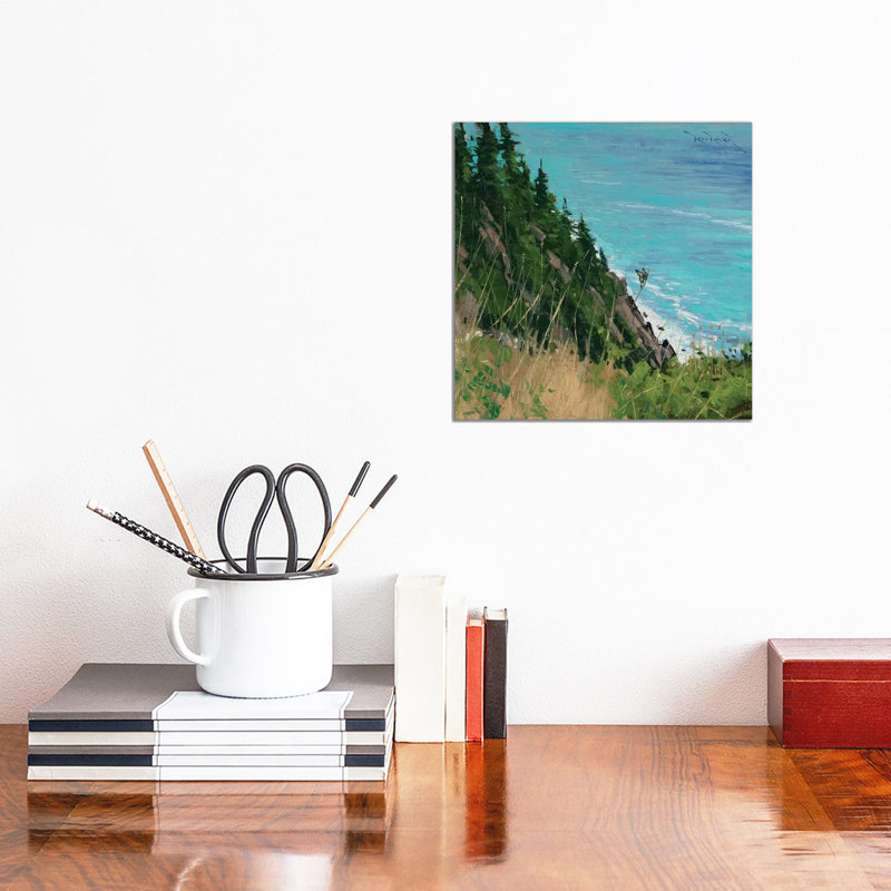 Oregon Coast by Ben Bauer - Wrapped Canvas Painting, 30.48 cm H x 30.48 cm W