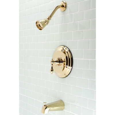Kingston Brass American Classic Single-Handle Pressure Balanced Tub and Shower Faucet