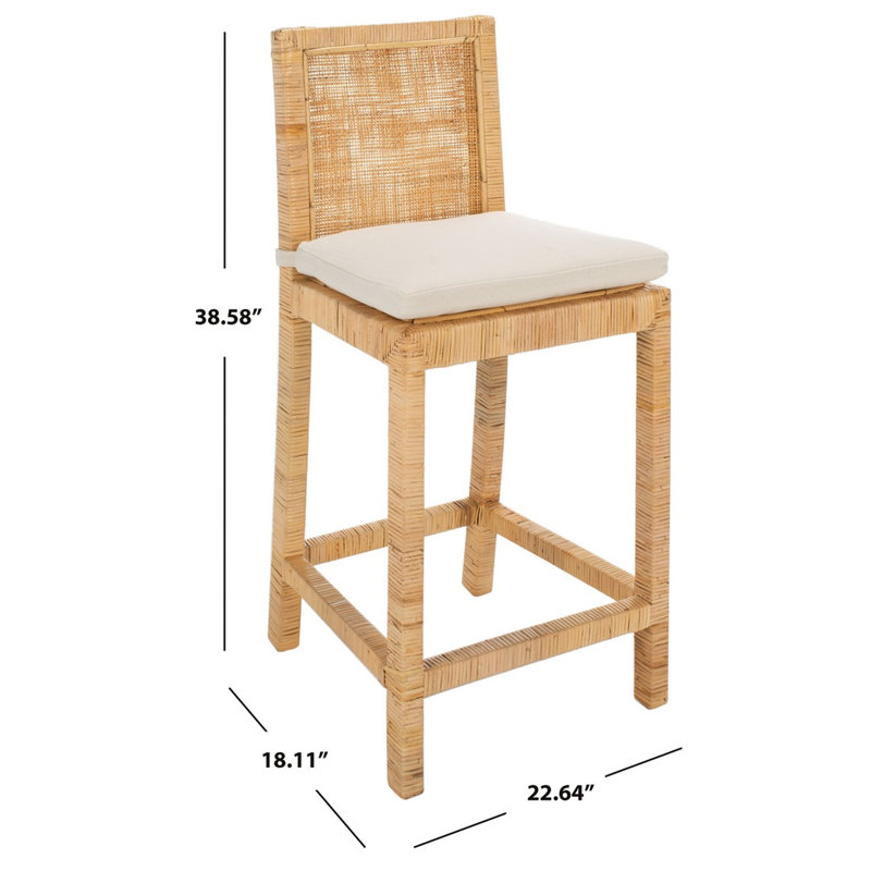Tabouret de comptoir Hodder, Tabouret de bar (siège d'une hauteur de 30 po)
