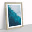 Ocean Droplets in Abstract - Framed Print-48306992-86304957