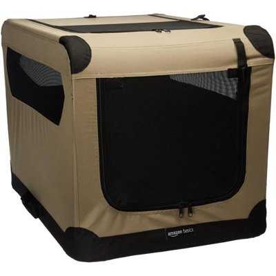 Cage de voyage pour chien 2 portes pliable