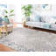 Tapis gris clair / bleu Asucena-497506912