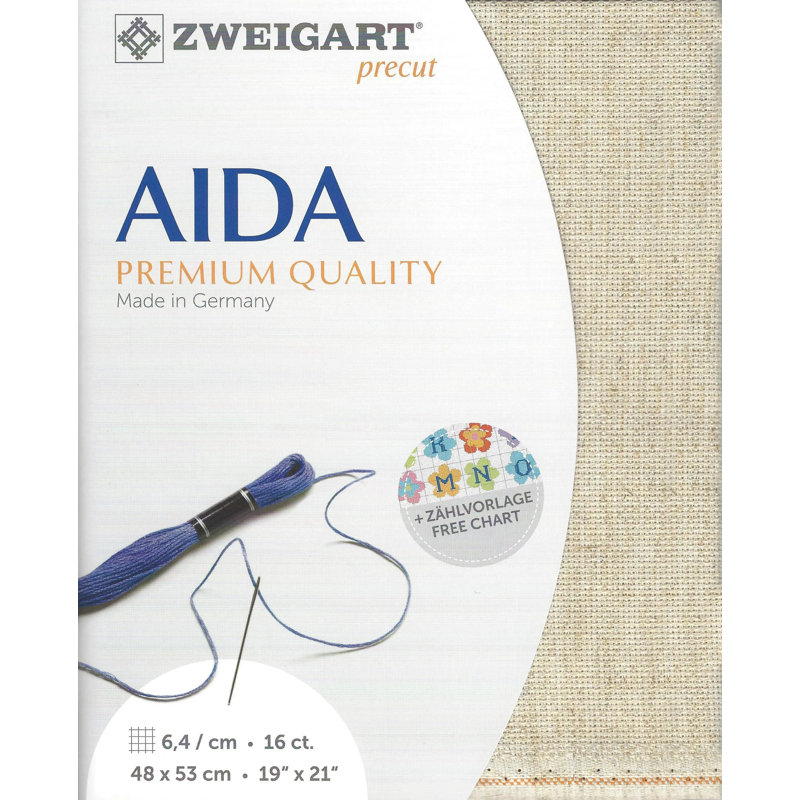 Blé 16 pièces Zweigart Prédécoupé Rustico-Aida 3321/54