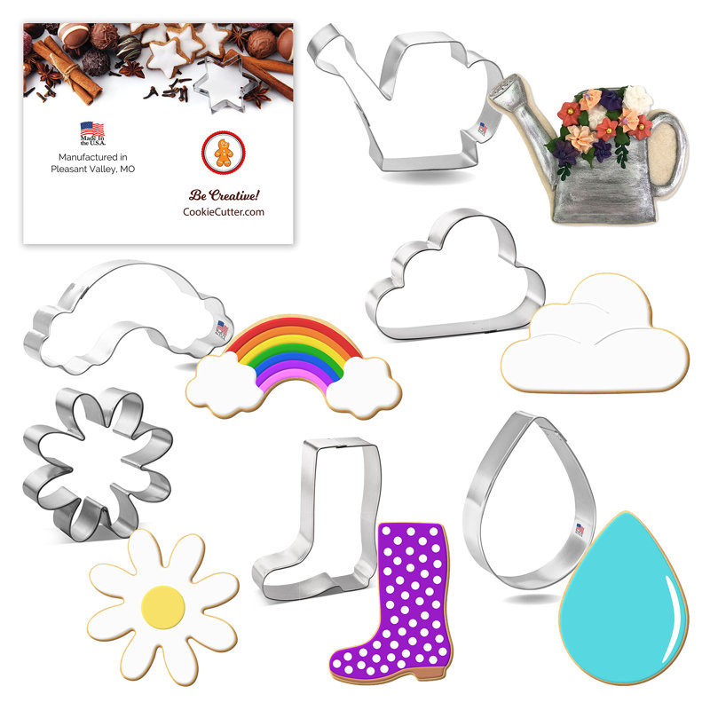 CookieCutter.com 6 -Piece Non-Stick Cookie Cutter