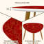Ensemble de 2 tables basses gigognes Triangle