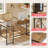 Modular L-Shaped Solid Wood Steel Computer Desk