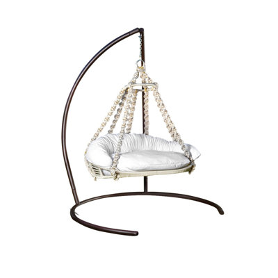 2 Person Swing Chair with Stand