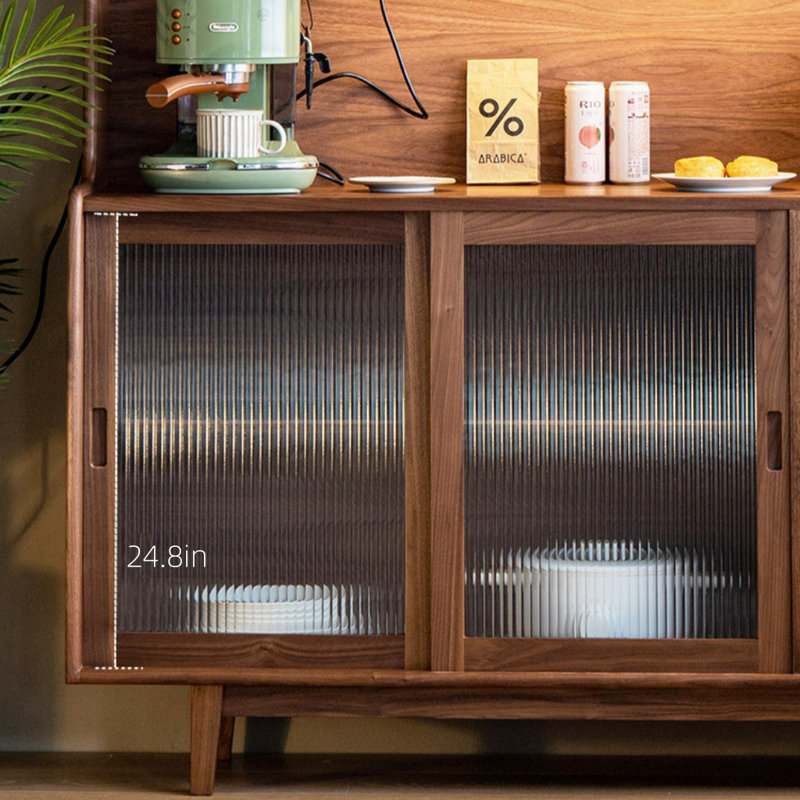 Buffet simple et rétro, H 49,61 po x l 59,06 po x P 15,75 po