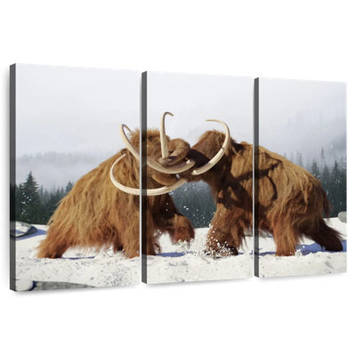 Brampt Fighting Woolly Mammoths