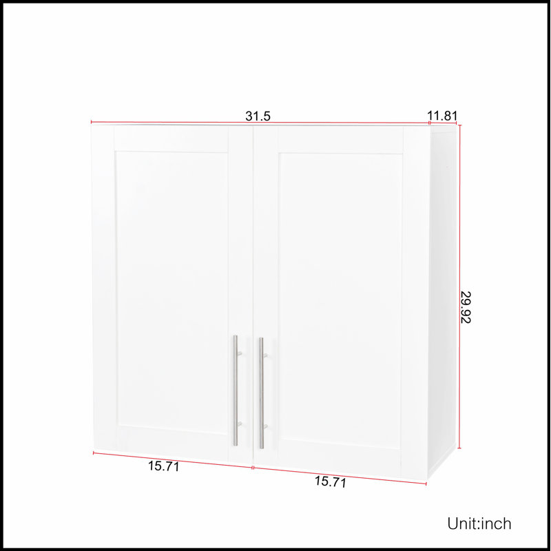 Armoire de rangement murale empilable avec tablettes et portes mobiles, parfaite pour économiser de l'espace et une utilisation polyvalente.