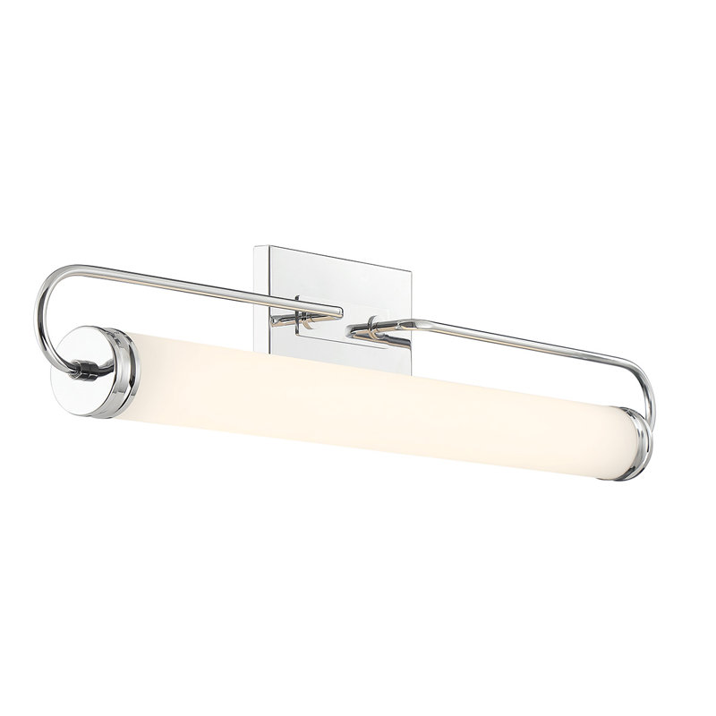 Meuble-lavabo 1 lumière 35 po Tellie, Chrome chrome