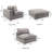 Haruyoshi Upholstered L-Shaped Sectional Reversible-1116970613