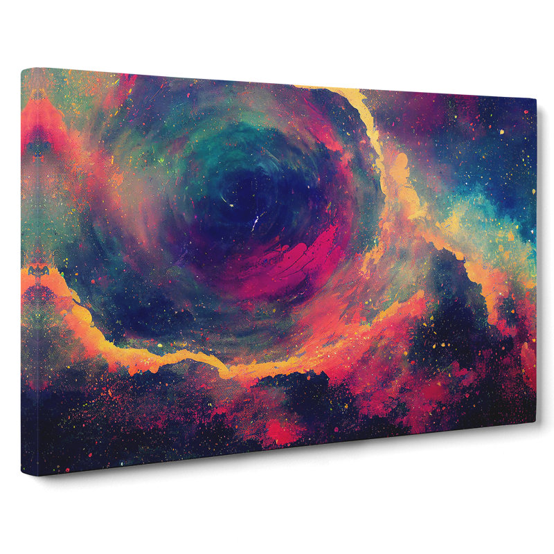Painted Cosmos Vol.1 - Wrapped Canvas, 35cm H x 50cm W x 3cm D