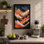 Mountains at Dusk Mid-Century 1 Piece Wrapped Canvas Wall Art-258012541-258012542