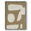 ChunkyAbstractI Framed Print - Solid Wood-373682533