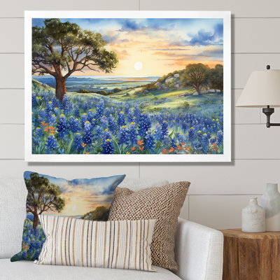 " Blue Bonnets Sunset "