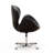 Raspberry Wool Blend Upholstered Swivel Balloon Chair-1773073059