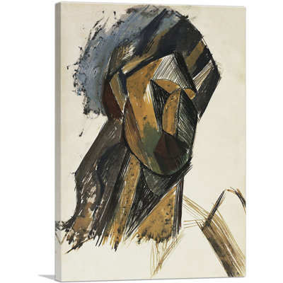 Tête de femme 1909 par Pablo Picasso, reproduction d'art sur toile tendue