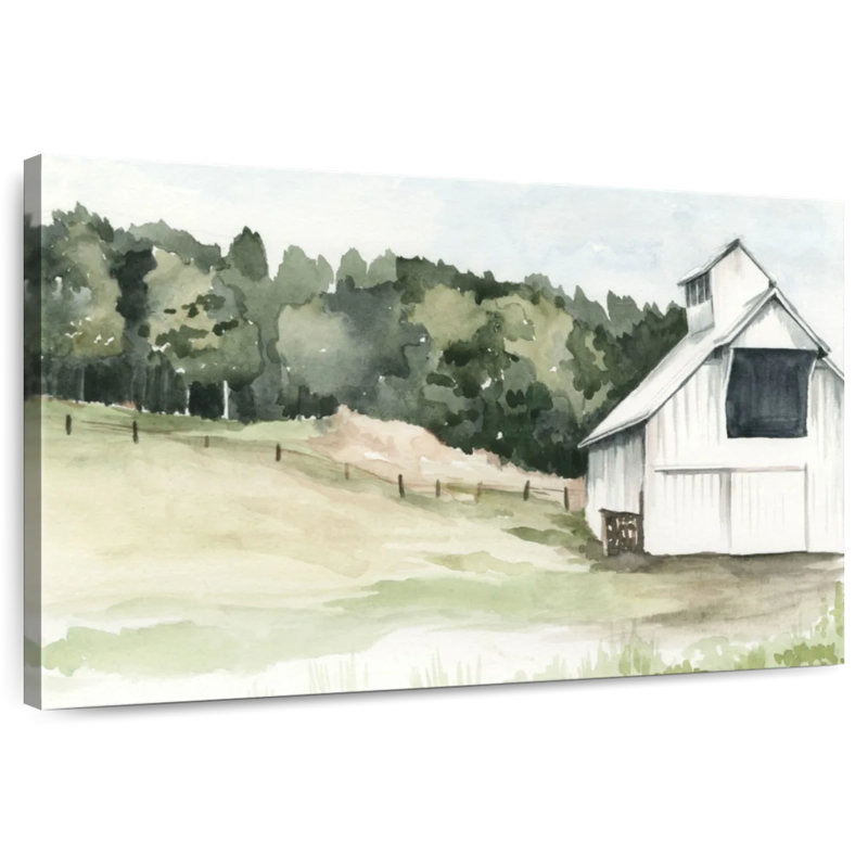 Lilie aquarelle grange III, H 8 po x l 12 po