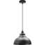Luminaire suspendu industriel en métal avec cordon réglable Curvy, plafonnier suspendu rétro avec base E26 pour îlot de cuisine, salle à manger, éclairage café-1383447080