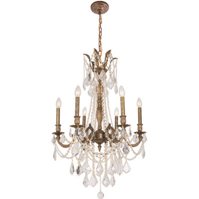 Sincere 6 - Light Dimmable Empire Chandelier