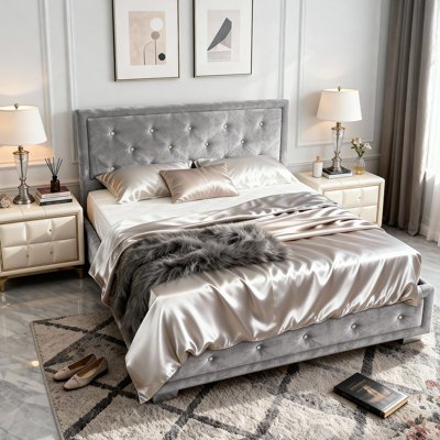 Upholstered Ottoman Storage Bed