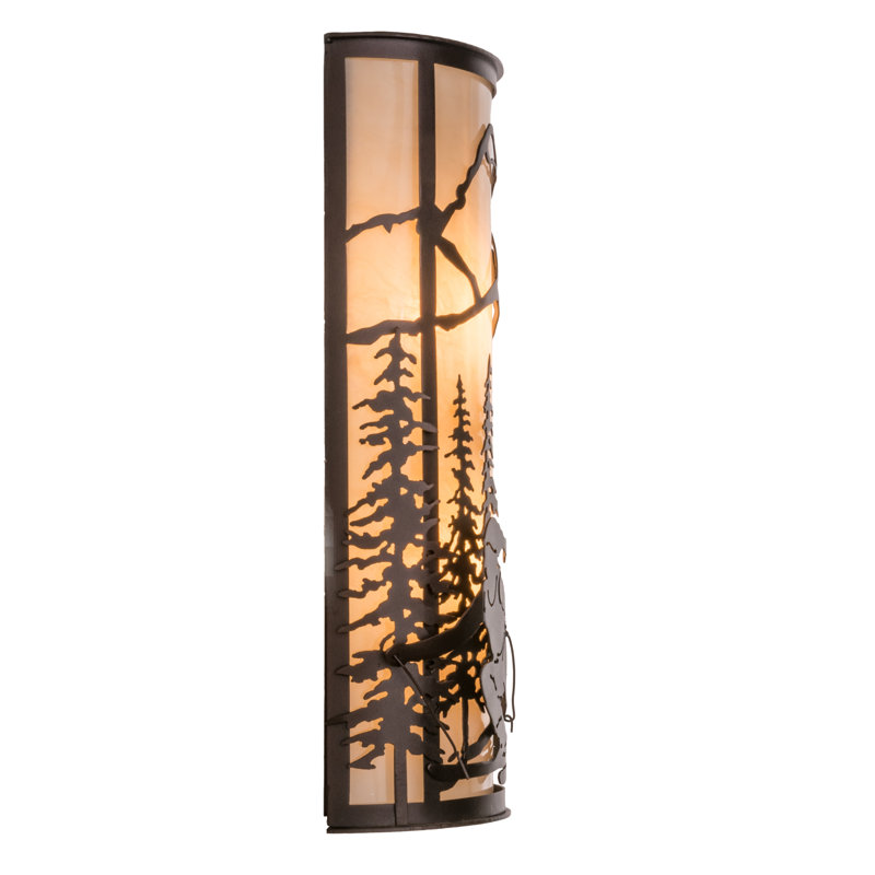 Rustic Lodge 2 - Light Flush Mounted Sconce